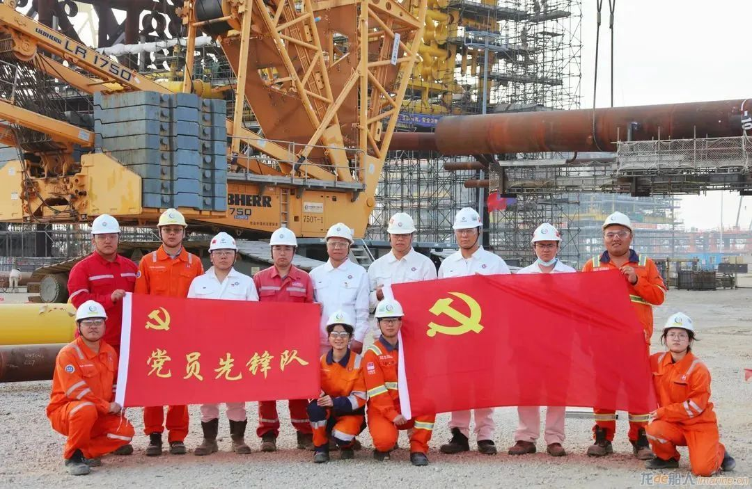 亚洲第一陆丰15-1导管架主结构建造进入最后冲刺时刻