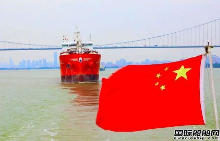 黄埔文冲建造华南首艘双燃料多用途气体船试航凯旋