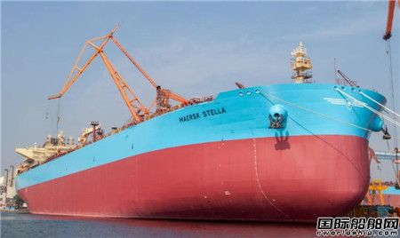  大船集团为马士基油轮建造11.5万吨油船4号船命名,