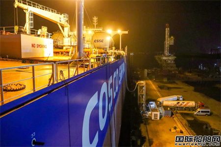  大船集团建造全球首艘双燃料VLCC完成LNG加注关键节点,