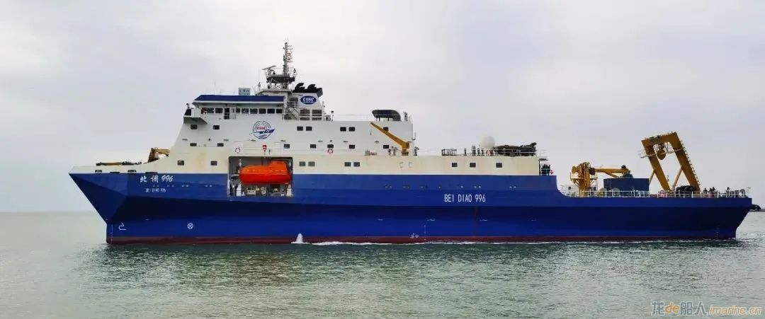 渤船集团进行深海装备综合试验船航行试验