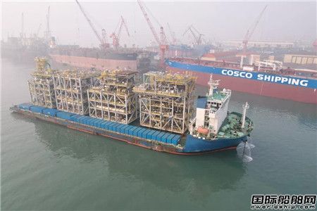  中远海运工程物流圆满完成MODEC FPSO系列模块巴西运输项目,