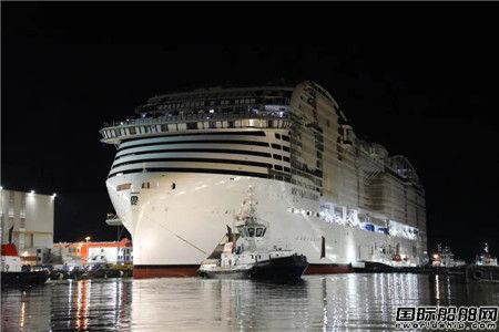 地中海邮轮两艘LNG动力豪华邮轮迎来建造里程碑