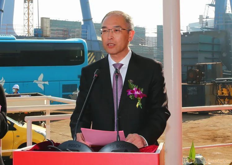 中船澄西船舶建造的1号62000吨重吊多用途船  “泰興”轮提前交付