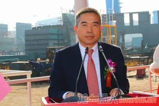 中船澄西船舶建造的1号62000吨重吊多用途船 “泰興”轮提前交付