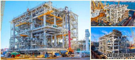  海油工程交付全球首例一体化建造LNG工厂首个核心工艺模块,