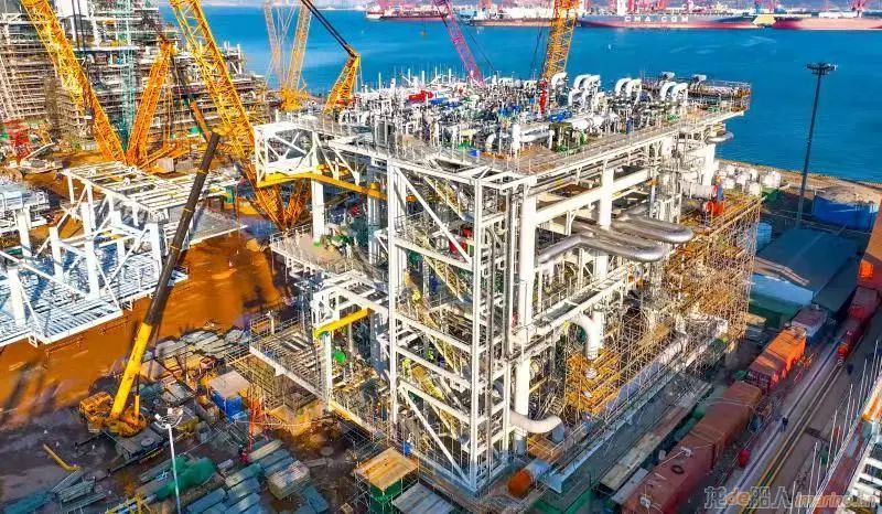 海油工程交付全球首例一体化建造LNG工厂首个核心工艺模块