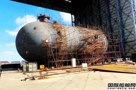  中国一冶承接整船LNG船罐工程助力我国首艘双燃料多用途气体船,