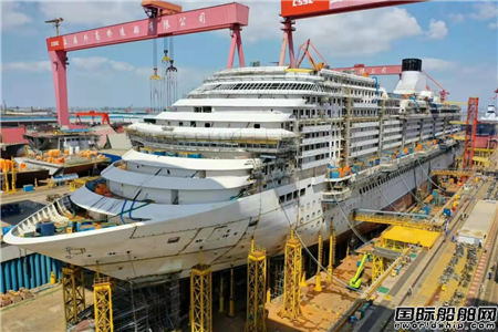  海克斯康助力外高桥造船国产大型邮轮首制船项目稳步推进,