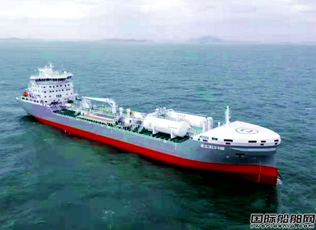  芜湖造船厂交付全球首艘22000吨混合动力化学品船,