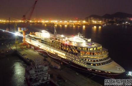 厦船重工交付全球最豪华2800客位邮轮型客滚船,
