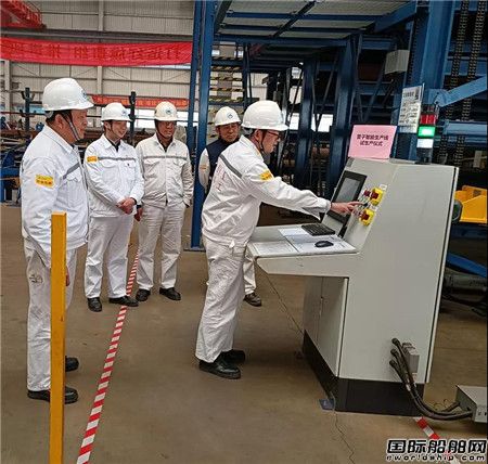 招商工业海门基地管子智能生产线首次全系统试生产