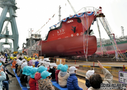 日本建造全球首艘零排放电力推进油船下水