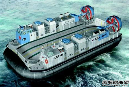 HJ重工为韩国海军建造两艘两栖高速登陆艇命名下水,