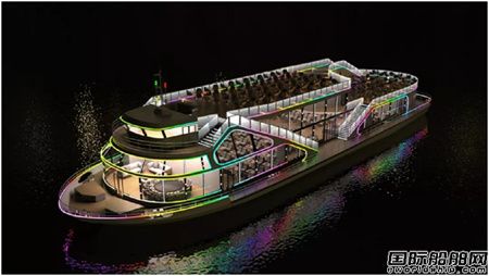  江龙船艇承建佛山市首艘400客位新能源游船开工,
