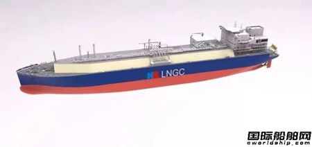 沪东中华为中船租赁建造第三艘17.4万方LNG船开工,