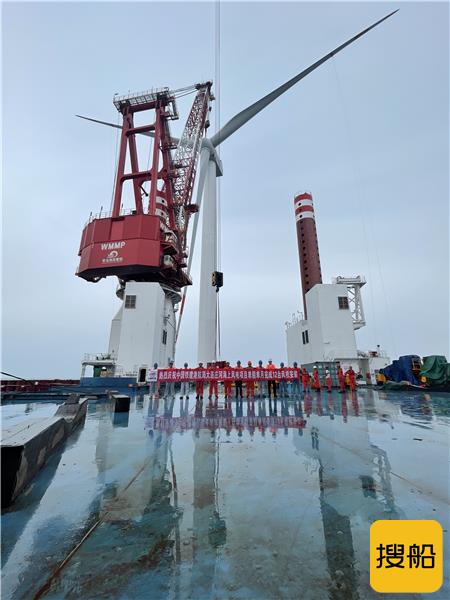  单船单月吊装12台！中国铁建港航局刷新北方海上风机安装最快纪录,