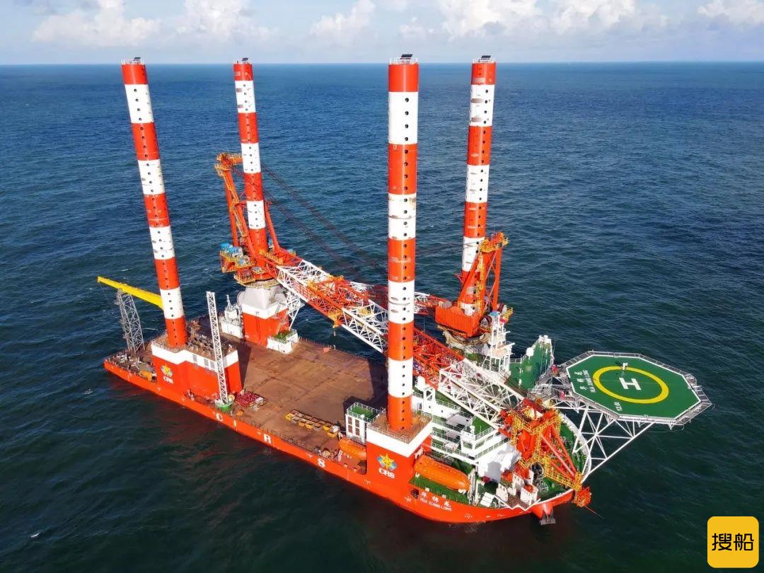 1200吨自升自航式海上风电安装船“华祥龙”号介绍