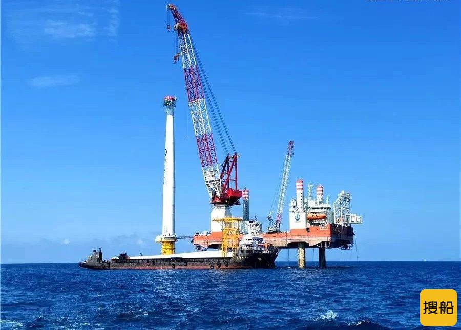 800吨自航式海上风电安装平台“黄船33”号介绍