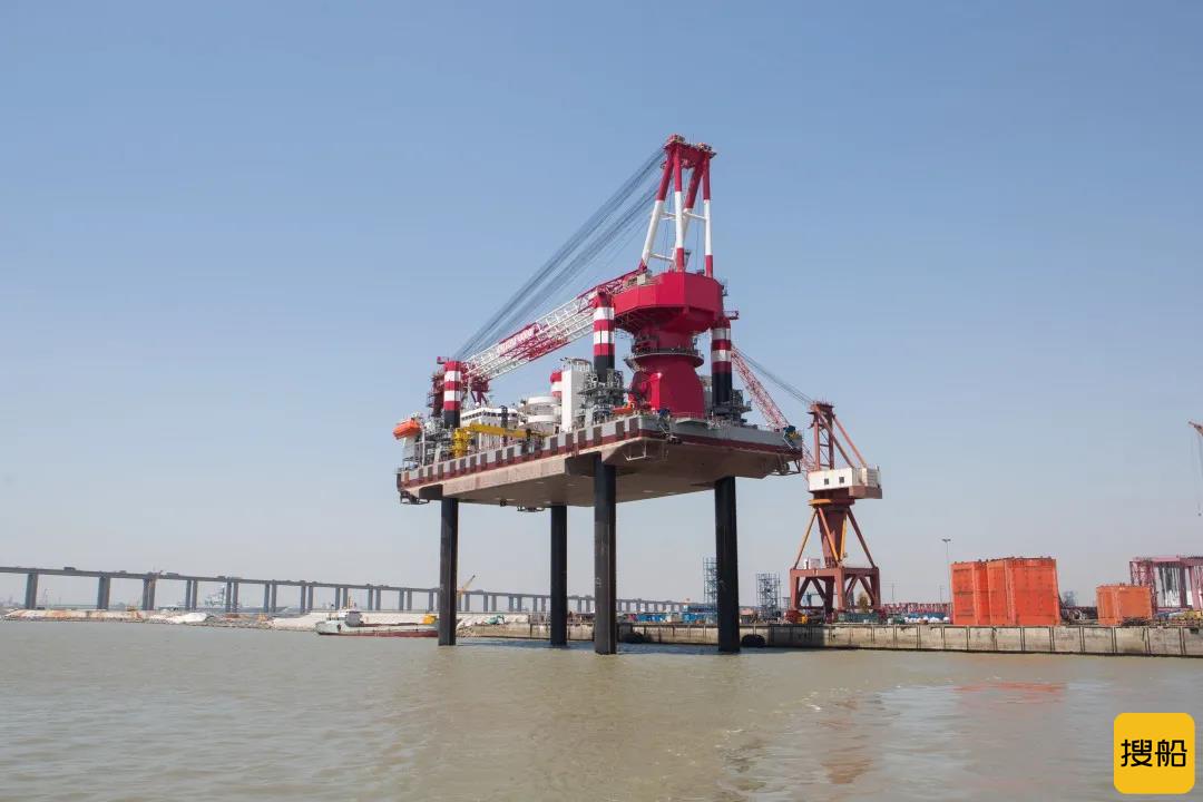 2000吨海洋风电安装平台关键研究与示范项目通过上海市科委专家验收