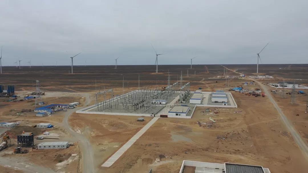 甘肃省单机容量最大风电机组并网发电