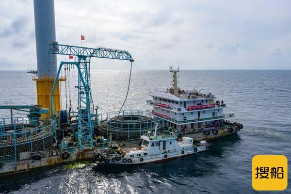 山东首个海上风电项目海缆敷设工作启动