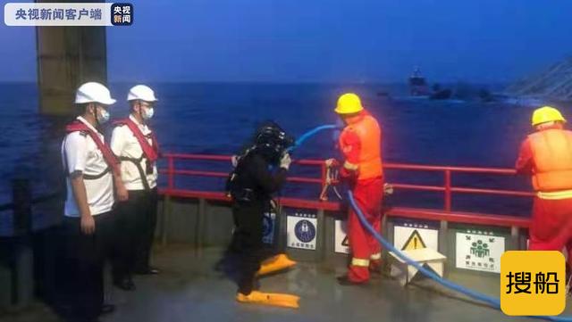 海上风电施工平台“升平001”倾斜失联人员搜救持续进行