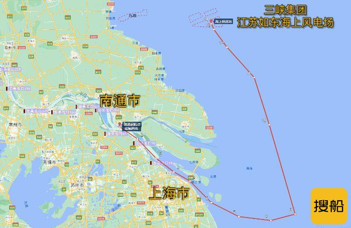 世界最大、亚洲首座海上换流站在江苏南通正式发运