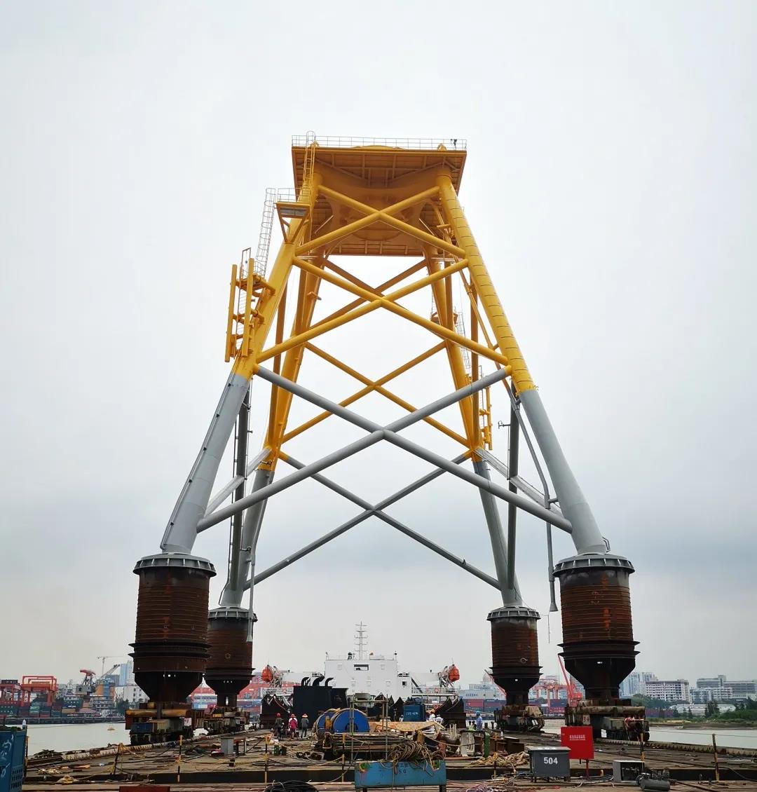 广东中远海运重工交付第23套海上风电导管架