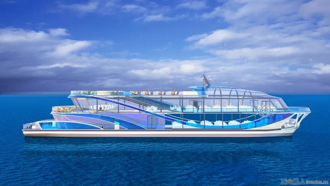 江龙船艇承建海星旅游 350 客位新能源客船开工建造