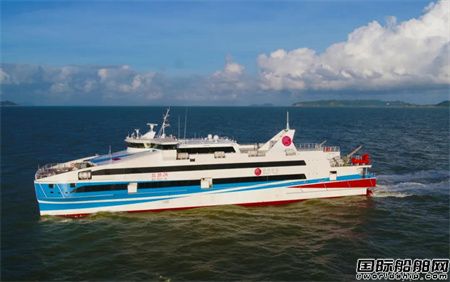  澳龙船艇接获韩国一艘铝合金高速客滚船订单,