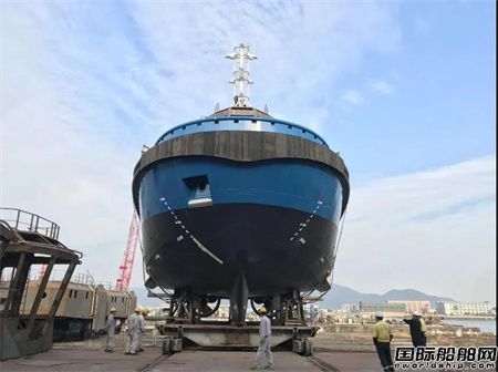 显利造船2022年第一艘船下水