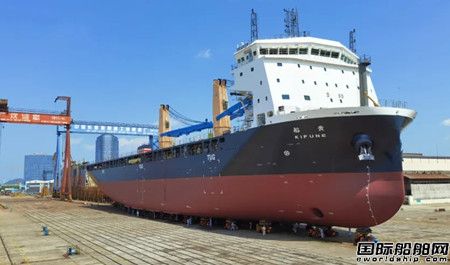  南京金陵船厂交付日本邮船第2艘12500吨多用途重吊船,