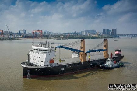  南京金陵船厂交付日本邮船第2艘12500吨多用途重吊船,