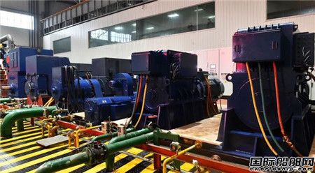 湘电研制123.8m沿海自卸砂船综合电力系统成功下线,