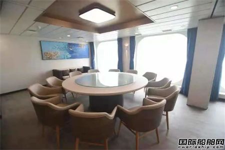  广船国际交付中远海运客运第二艘客滚船“祥龙岛”轮,