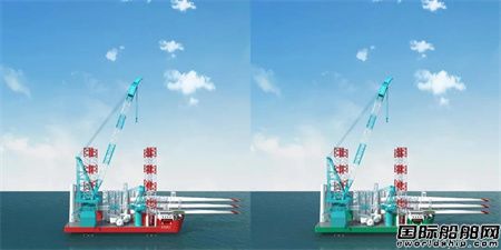  韩通赢吉重工两艘自升式风电安装船开工建造,