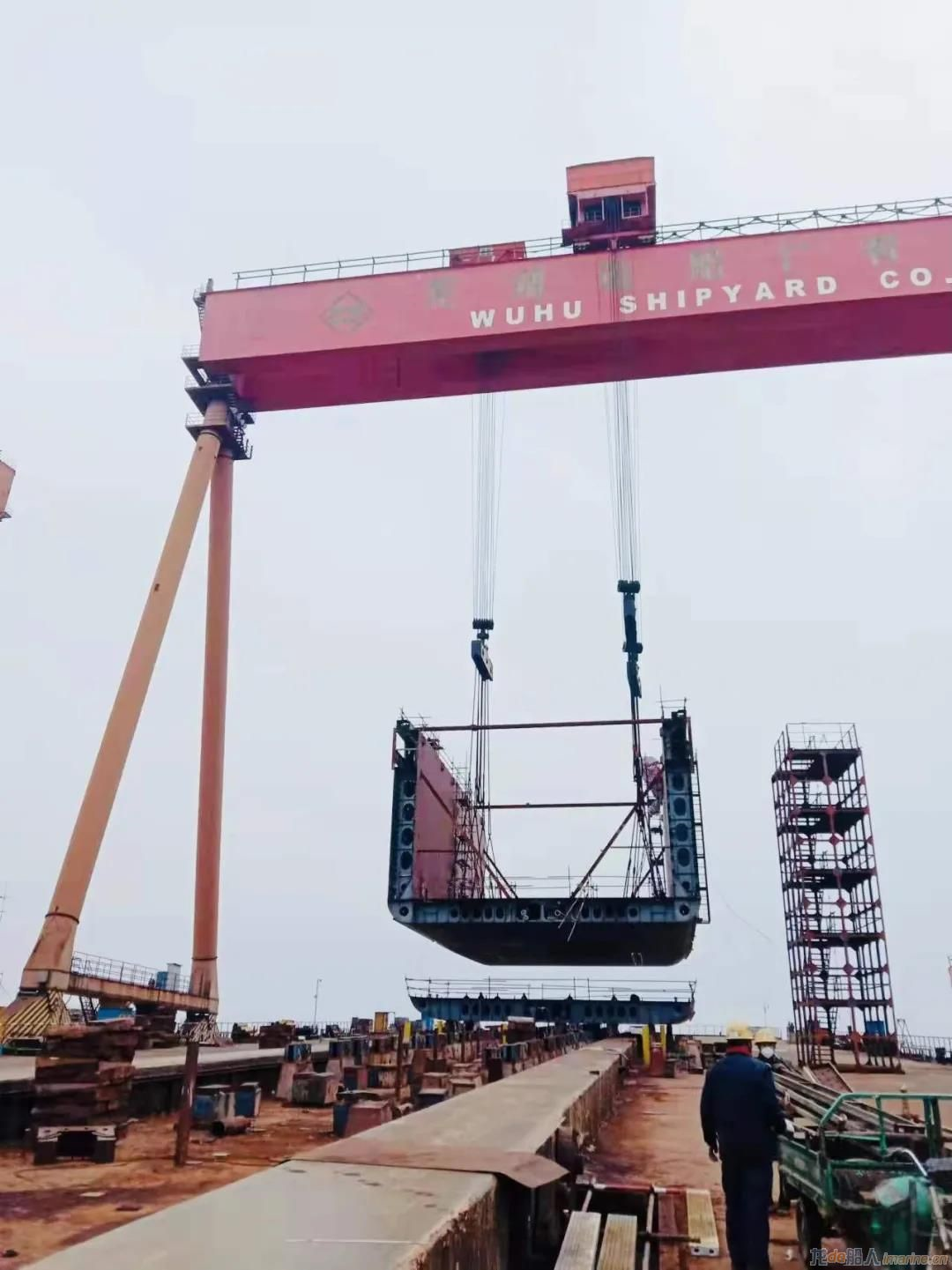 芜湖造船完成生产五大节点