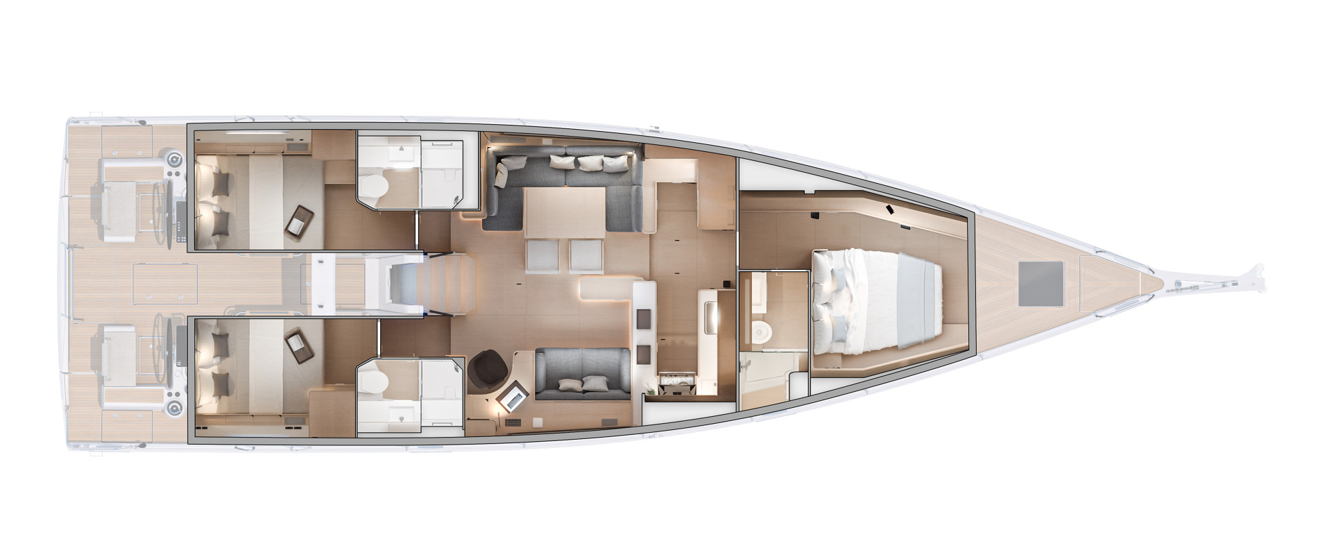 遨享仕Yacht 60单体帆船，重新定义优雅典范