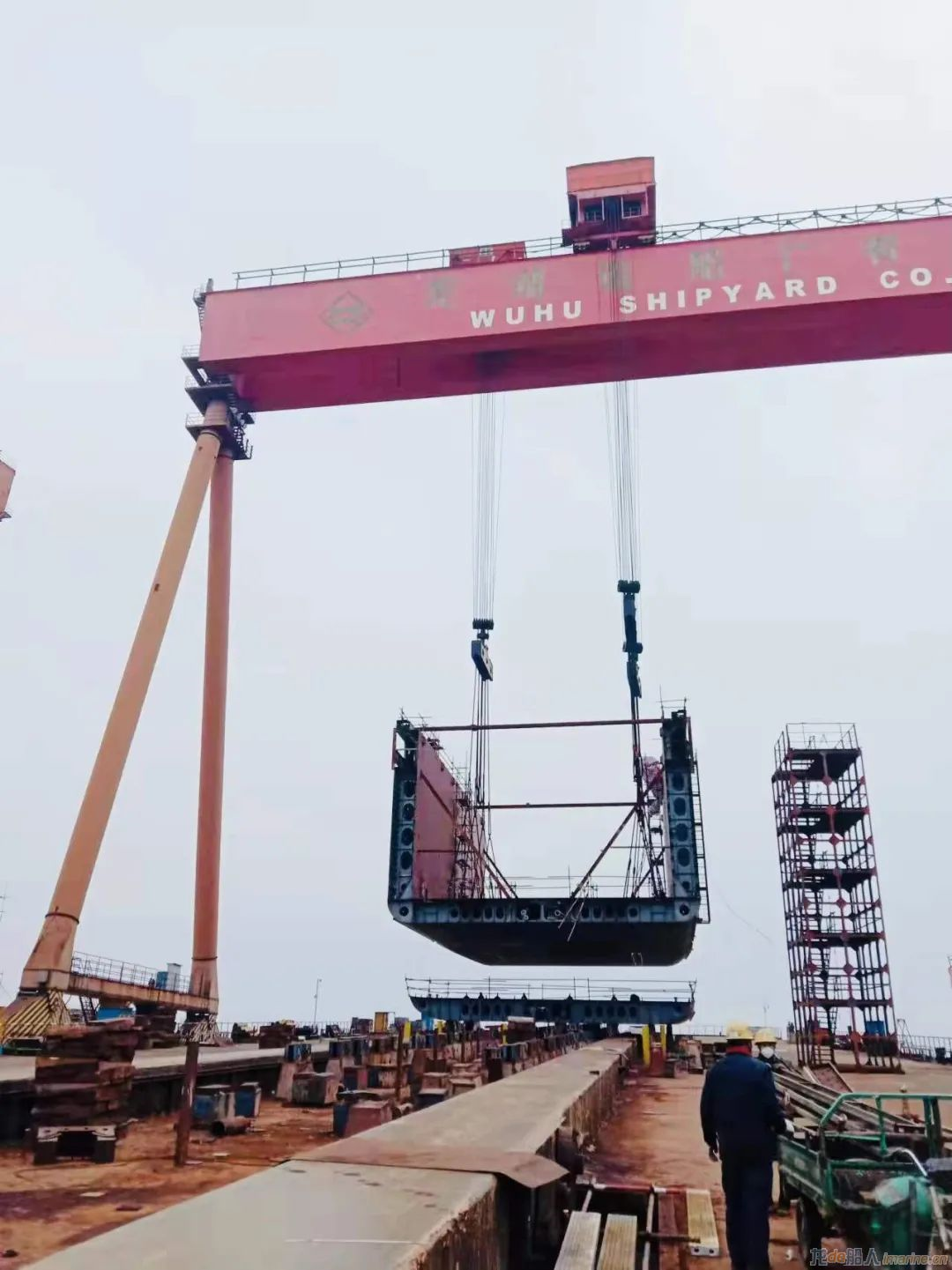 芜湖造船厂完成生产五大节点
