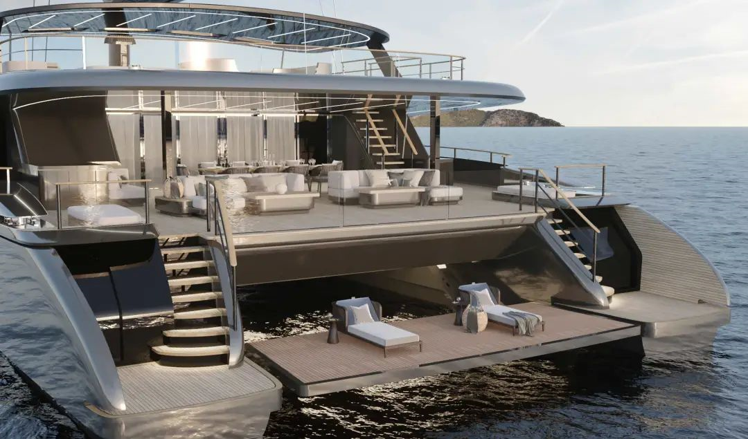 未来的绿色超级游艇:SUNREEF 43M ECO