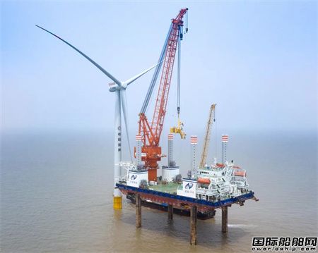 天津港航工程研发建造国内首座1200吨自升式海上施工平台