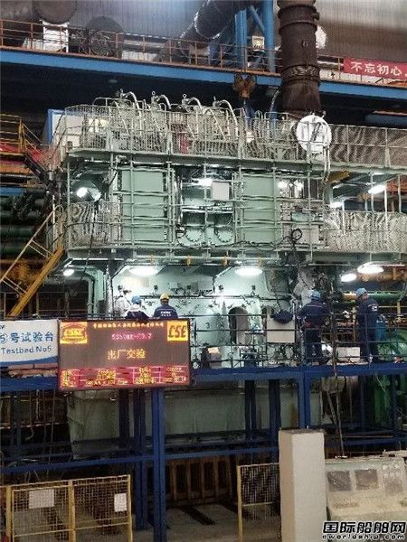 中国船柴元宵节交付两家船厂两台主机
