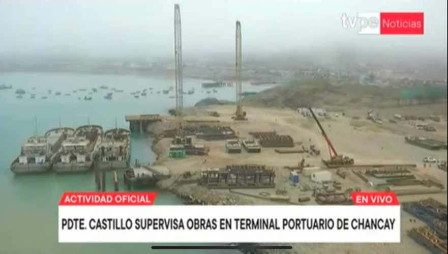 秘鲁总统考察中远海运港口秘鲁钱凯码头