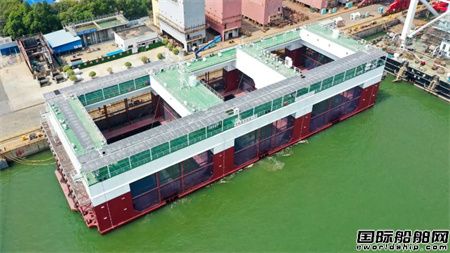 广船国际交付海南首座半潜式深远海智能养殖旅游平台,