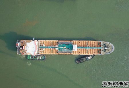  扬州金陵一艘7490吨不锈钢化学品船试航凯旋,