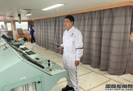  武汉船机制造我国首台搭载远程操控系统的智能锚机交付使用,