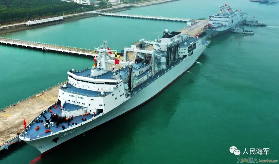 沪东中华建造的“五指山”舰从汤加归来