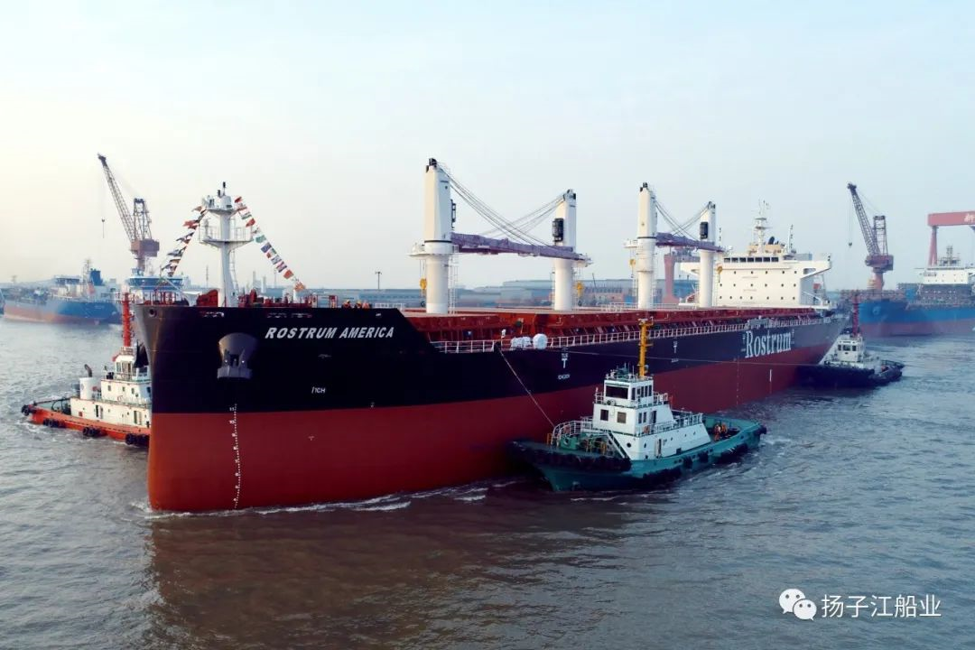扬子江船业近期交付三船