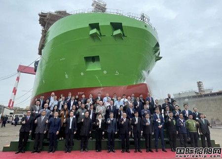 全球第2大?台船自主建造台湾地区首艘风电场大型浮吊船下水,